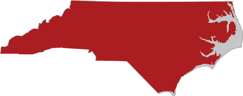 A map indicates NDIA North Carolina's territory, which spans the state of North Carolina